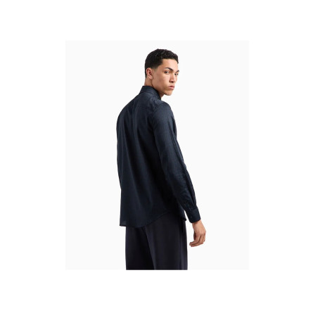 Chemise Armani Exchange bleu foncé