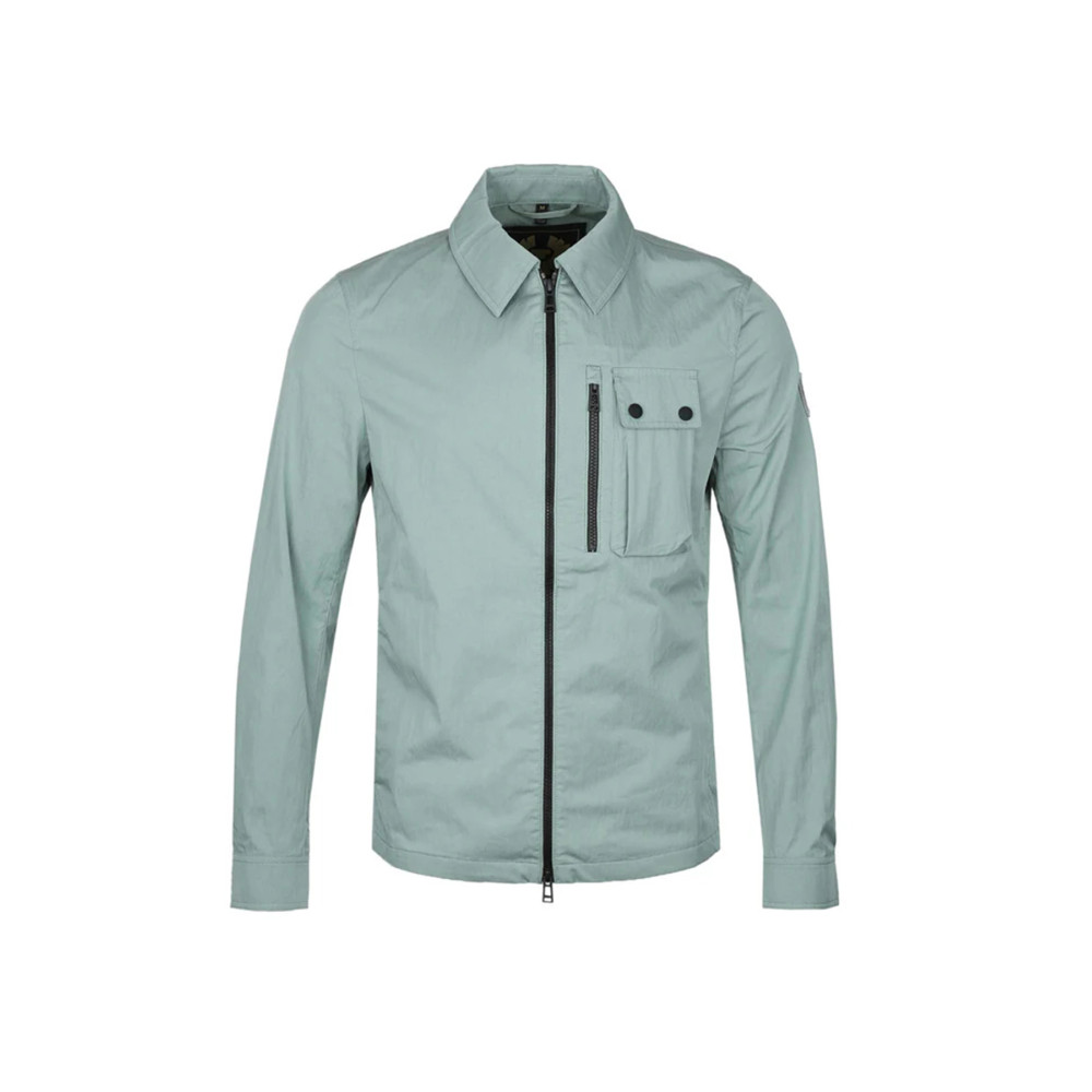 Jacket Belstaff green RAIL OVERSHIRT STEEL GREEN