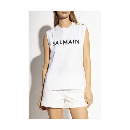 T-Shirt Balmain blanc