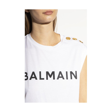 T-Shirt Balmain blanc