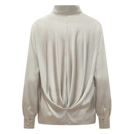 Camisa Alberta Ferretti gris claro