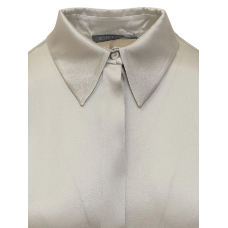 Camisa Alberta Ferretti gris claro