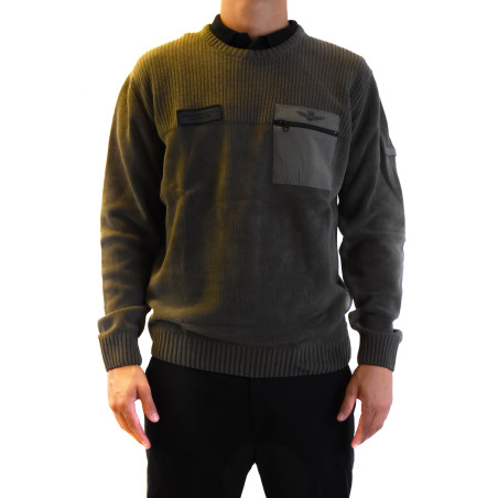 Pull Aeronautica Militare vert militaire