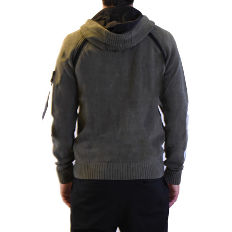 Hoodie Aeronautica Militare military green 242MA1516L539