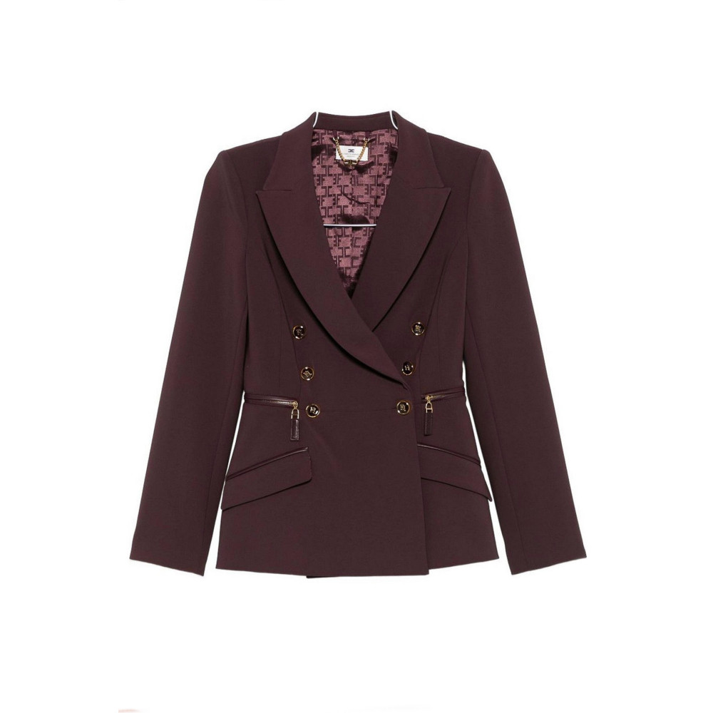 Jacket Elisabetta Franchi burgundy GI 172 56E2 V690