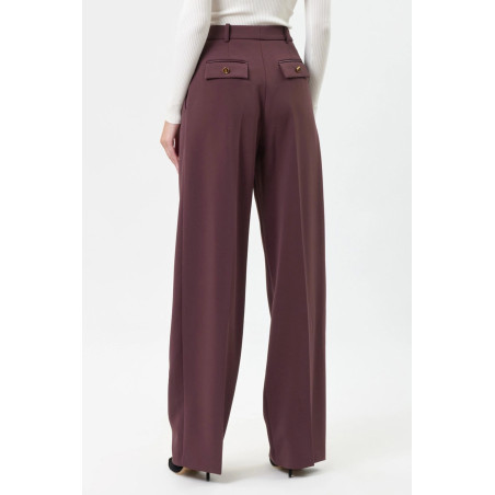 Pantaloni Elisabetta Franchi Bordeaux PA 125 56E2 V360