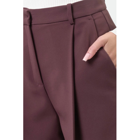Pantalon Elisabetta Franchi Bordeaux