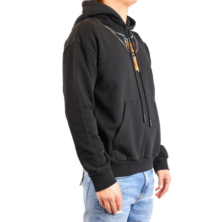 Felpa Marcelo Burlon nero CMBB040C99FLE002