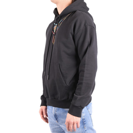 Felpa Marcelo Burlon nero CMBB040C99FLE002
