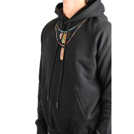 Felpa Marcelo Burlon nero CMBB040C99FLE002