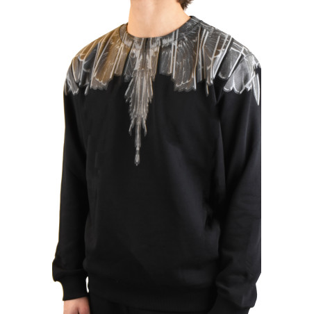 Felpa Marcelo Burlon nero S6MMASW019