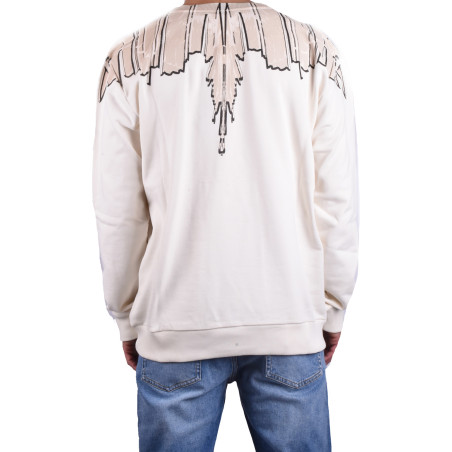 Felpa Marcelo Burlon bianco S6CMMASW019