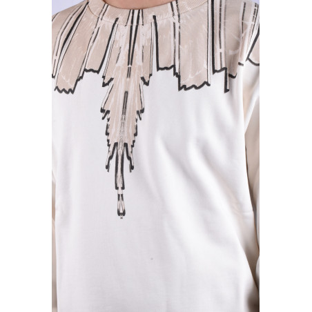 Sudadera Marcelo Burlon blanco
