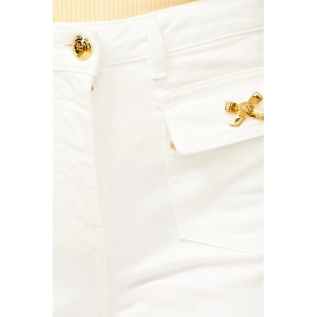 Jeans Elisabetta Franchi blanc