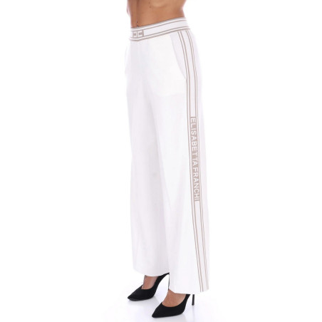Pantalon Elisabetta Franchi blanc