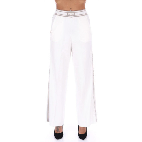 Pantalon Elisabetta Franchi blanc