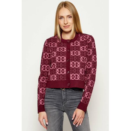 Strickjacke Pinko Burgund