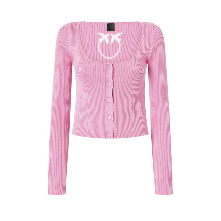 Strickjacke Pinko pink