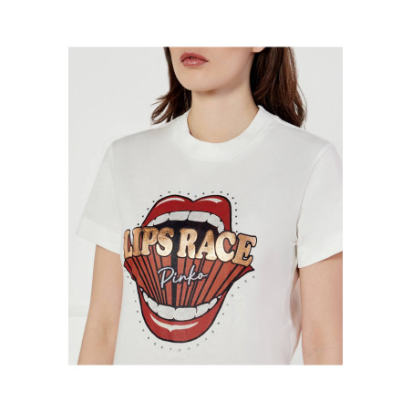T-Shirt Pinko weiß