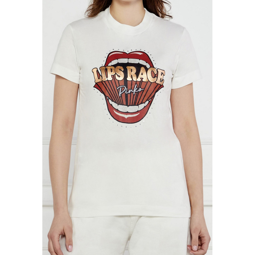 T-Shirt Pinko weiß