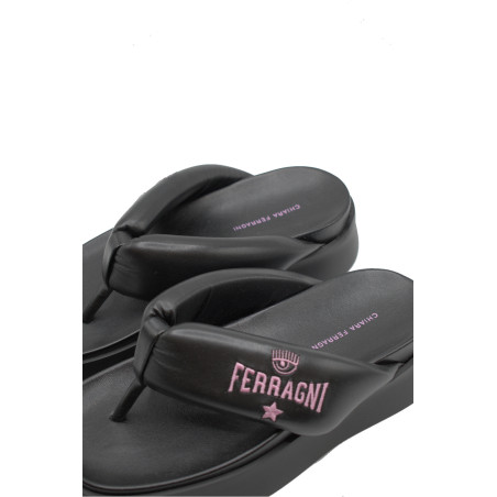 Zehentrenner Chiara Ferragni schwarz