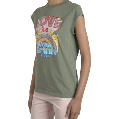 Camiseta Pinko verde