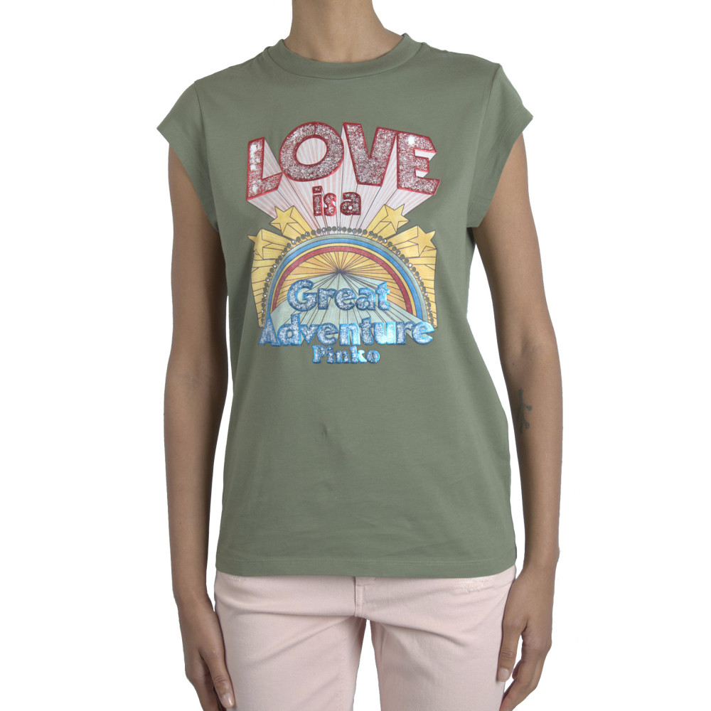 T-Shirt Pinko green 104603 A2D7