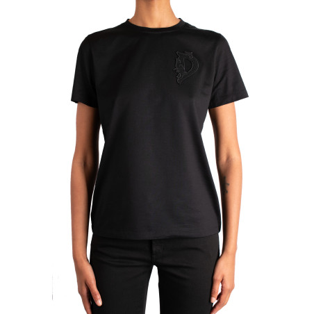 T-Shirt Dondup black S746 DD M JF0271D IC8 999