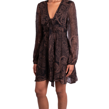 Abito Pinko marrone 106744 A389