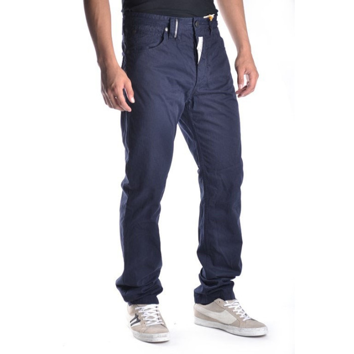 Pantalones John Galliano azul oscuro
