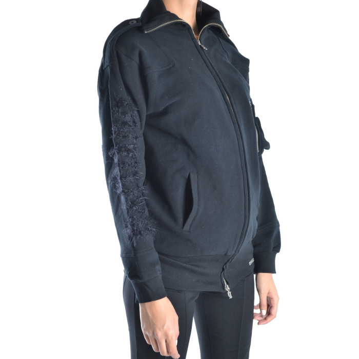 Hoodie Galliano schwarz